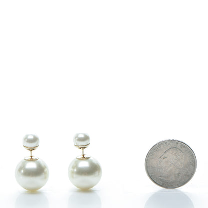 Christian Dior Pearl Mise En Dior Tribal Earrings 2 of 5