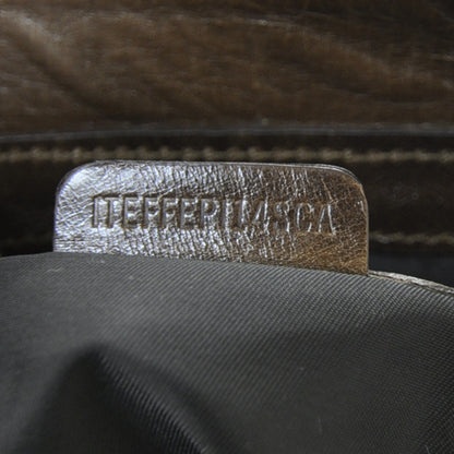Burberry Ostrich Travel Tote Brown 10 of 12