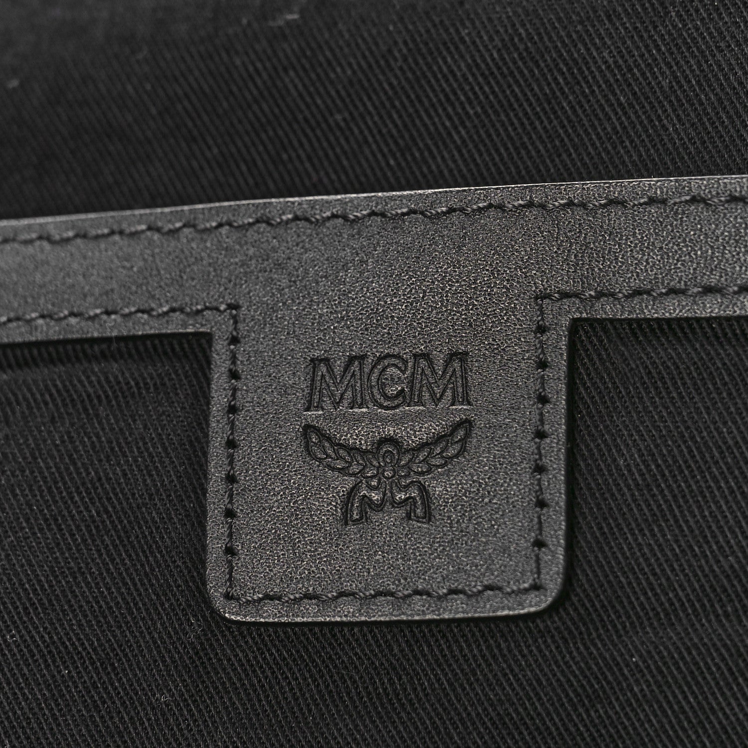 MCM Visetos Medium Stark Backpack Black 6 of 9