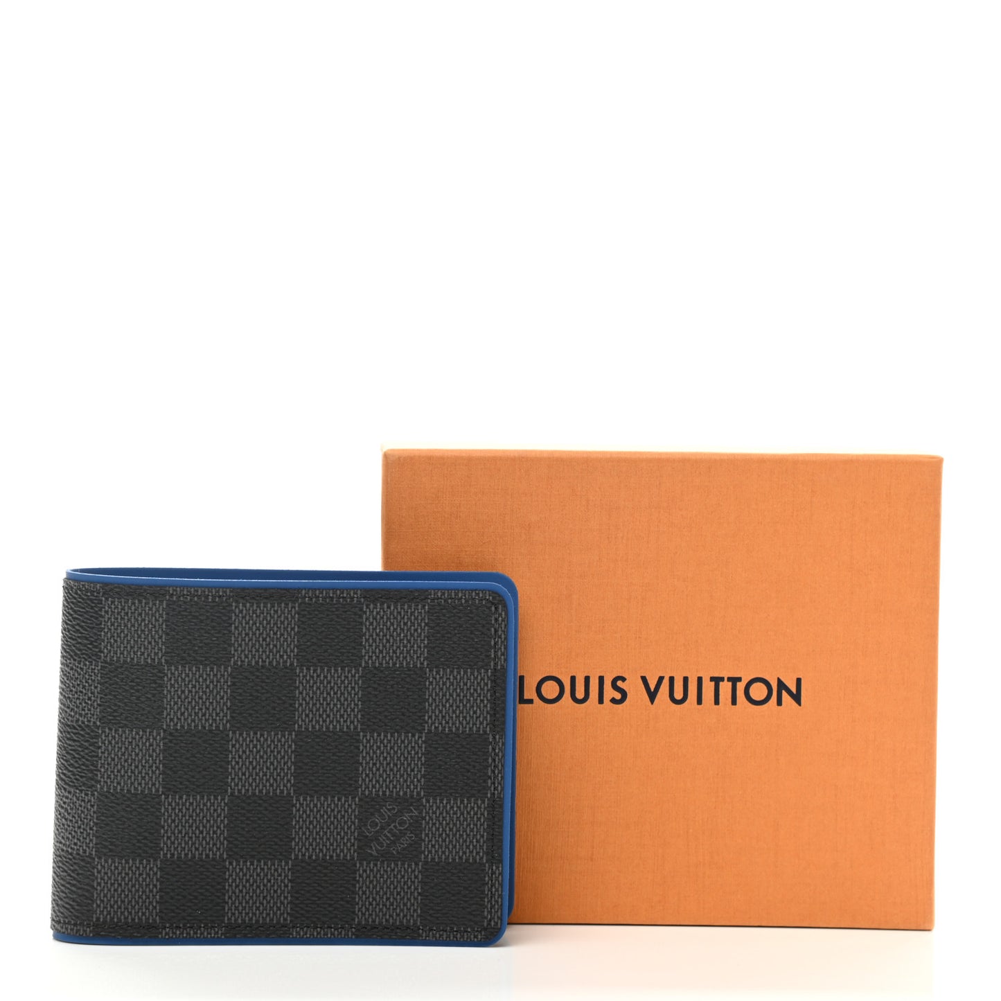 Damier Graphite Slender Wallet Blue