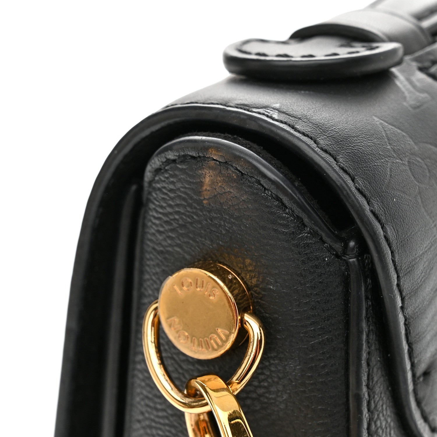 Louis Vuitton Calfskin Monogram Very Messenger Black 12 of 12