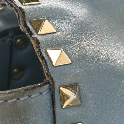 Valentino Garavani Vitello Rockstud Flap Shoulder Bag Light Stone 10 of 20