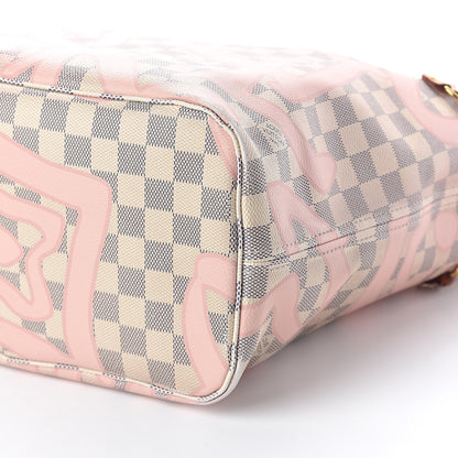 Louis Vuitton Damier Azur Tahitienne Neverfull MM 17 of 18