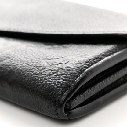 Louis Vuitton Empreinte Sarah Wallet NM Black 9 of 9