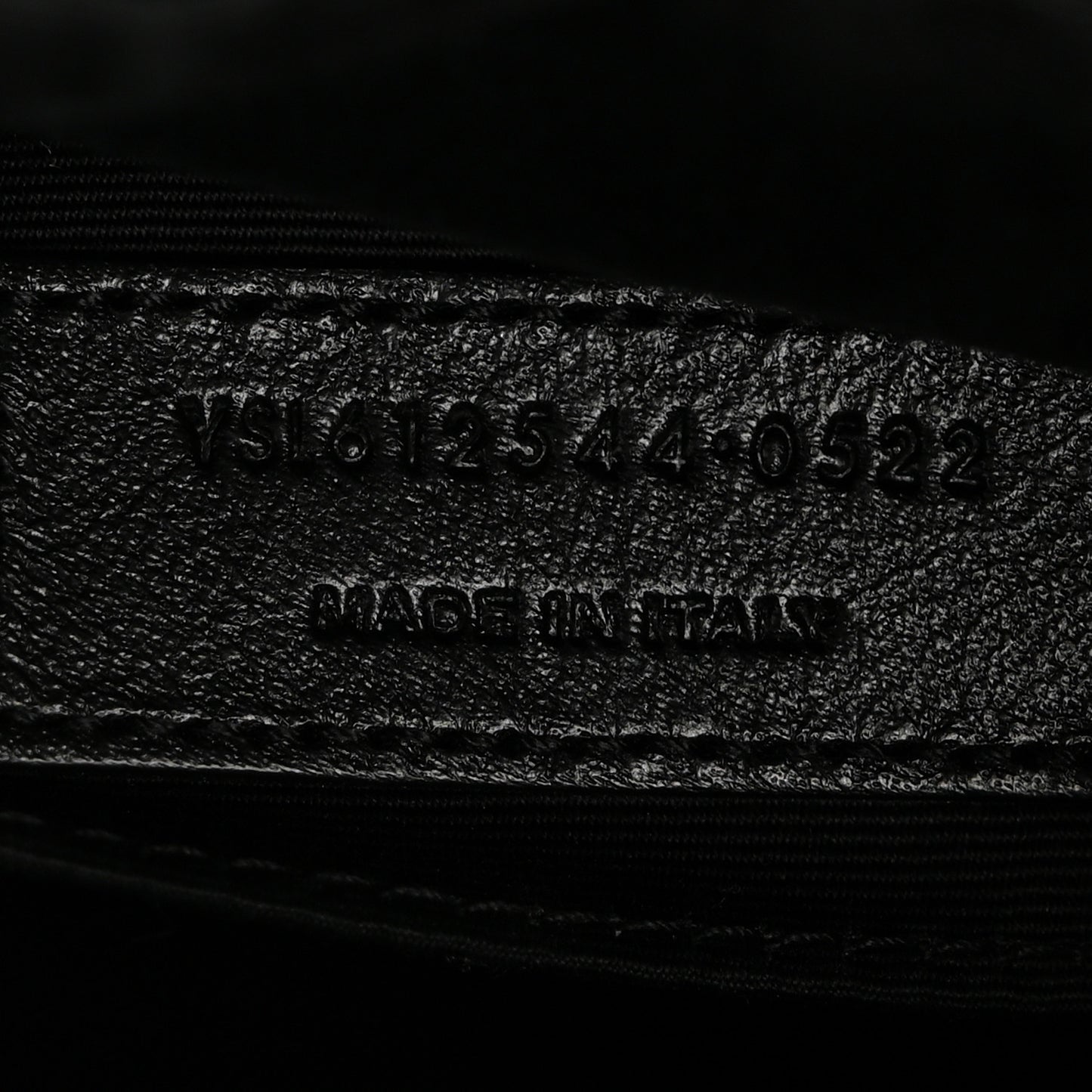 Calfskin Matelasse Monogram Lou Camera Bag Black