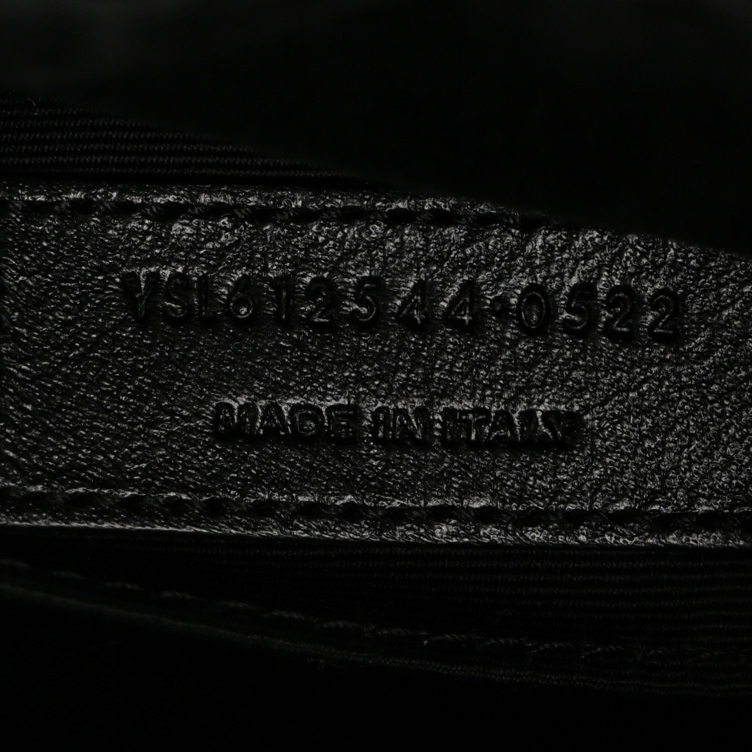 Saint Laurent Calfskin Matelasse Monogram Lou Camera Bag Black 7 of 12