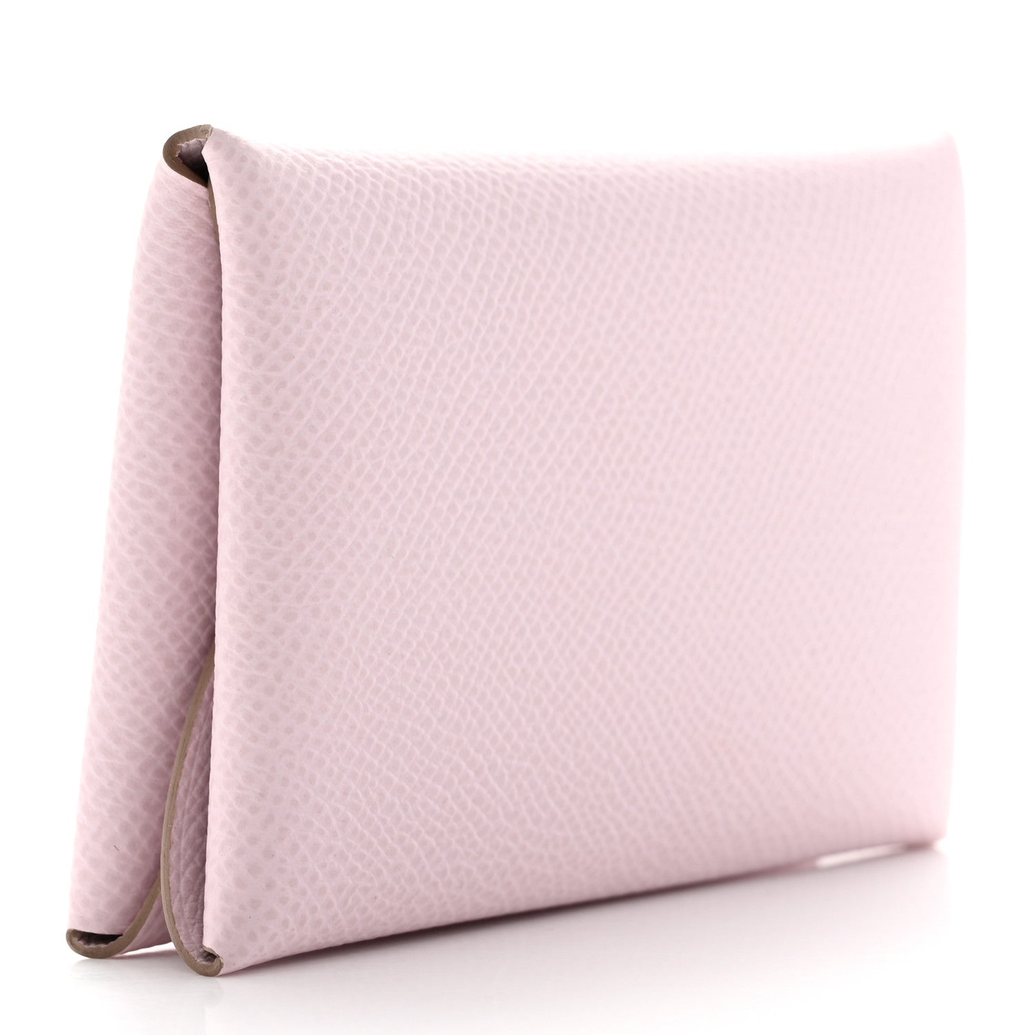 Hermes Epsom Calvi Duo Card Case Mauve Pale 3 of 8
