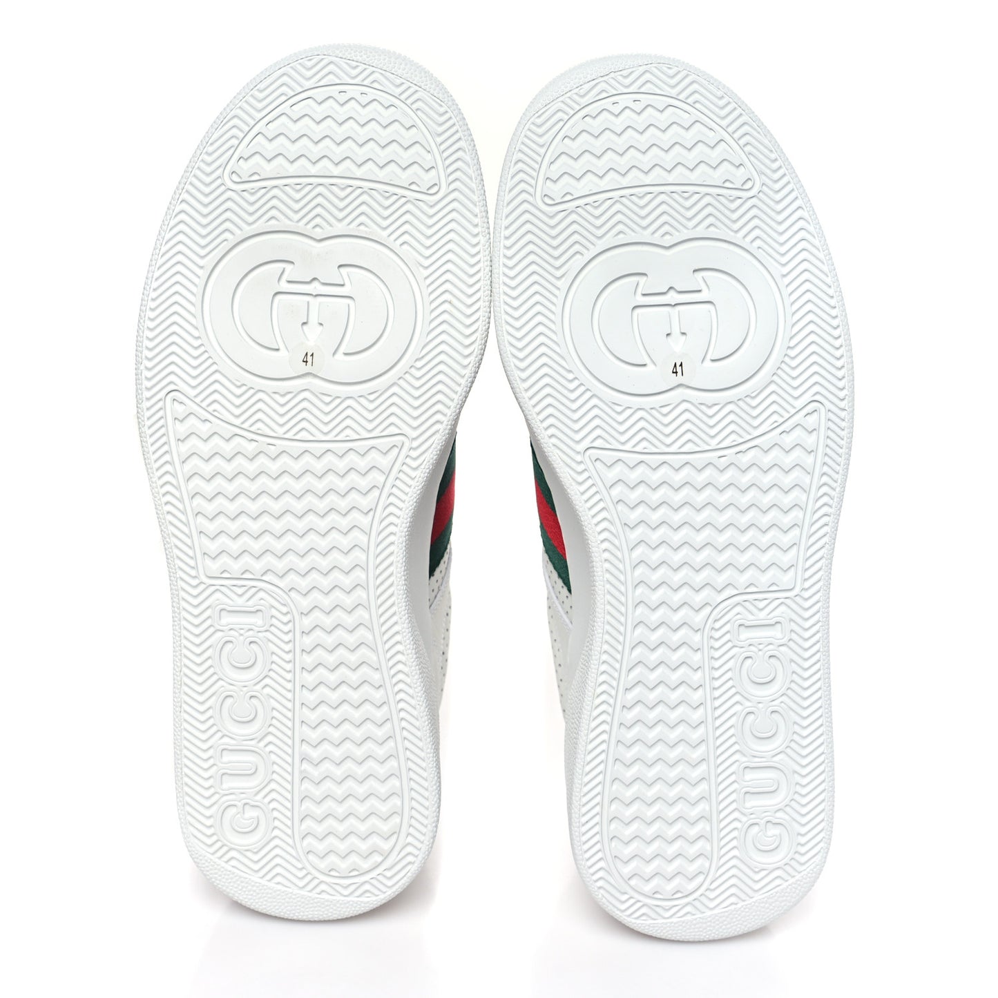 Calfskin Web Perforated Womens Platform 55mm Sneakers 41 White Bright Splash