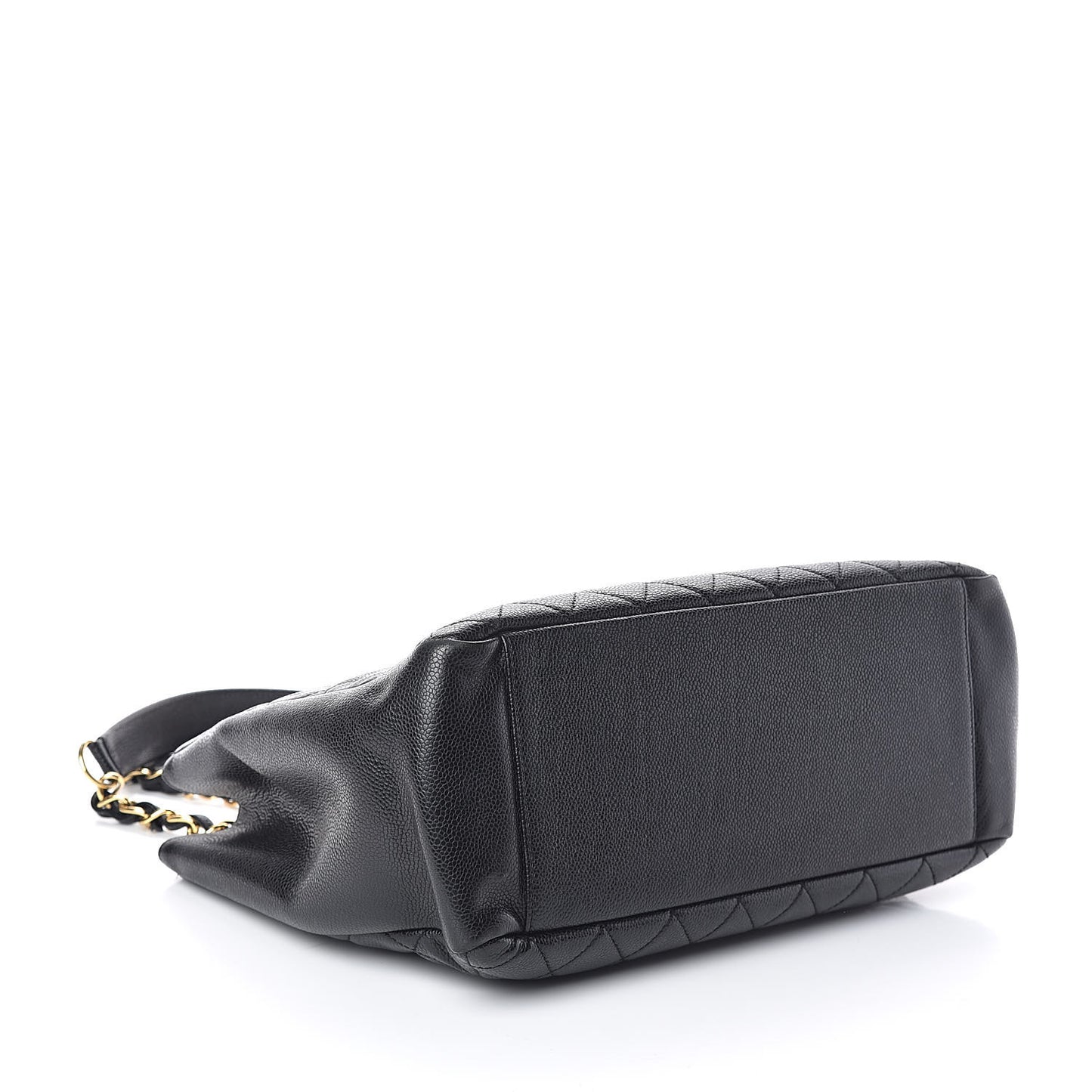 Caviar Quilted Grand Shopping Tote GST Black