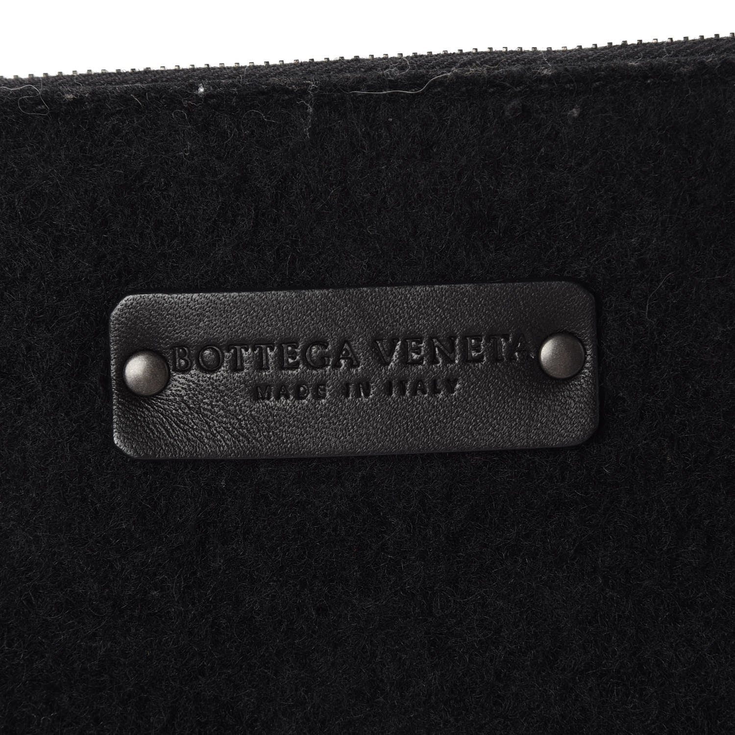 Bottega Veneta Wool Nappa Intrecciato Tote Black 7 of 13