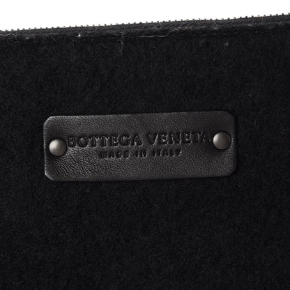 Bottega Veneta Wool Nappa Intrecciato Tote Black 7 of 13