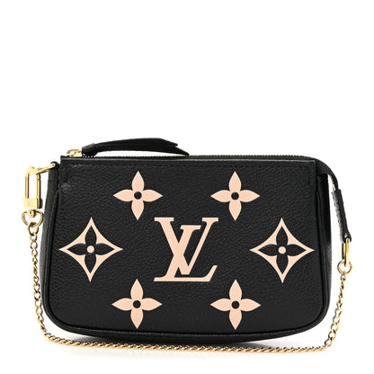 Louis Vuitton Empreinte Monogram Giant Mini Pochette Accessories Black 1 of 9