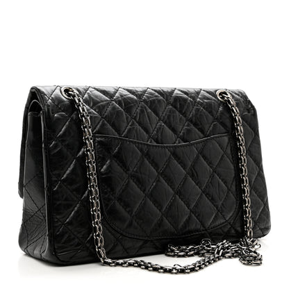 Chanel Aged Calfskin Quilted 2.55 Reissue 227 Flap Black 3 of 10