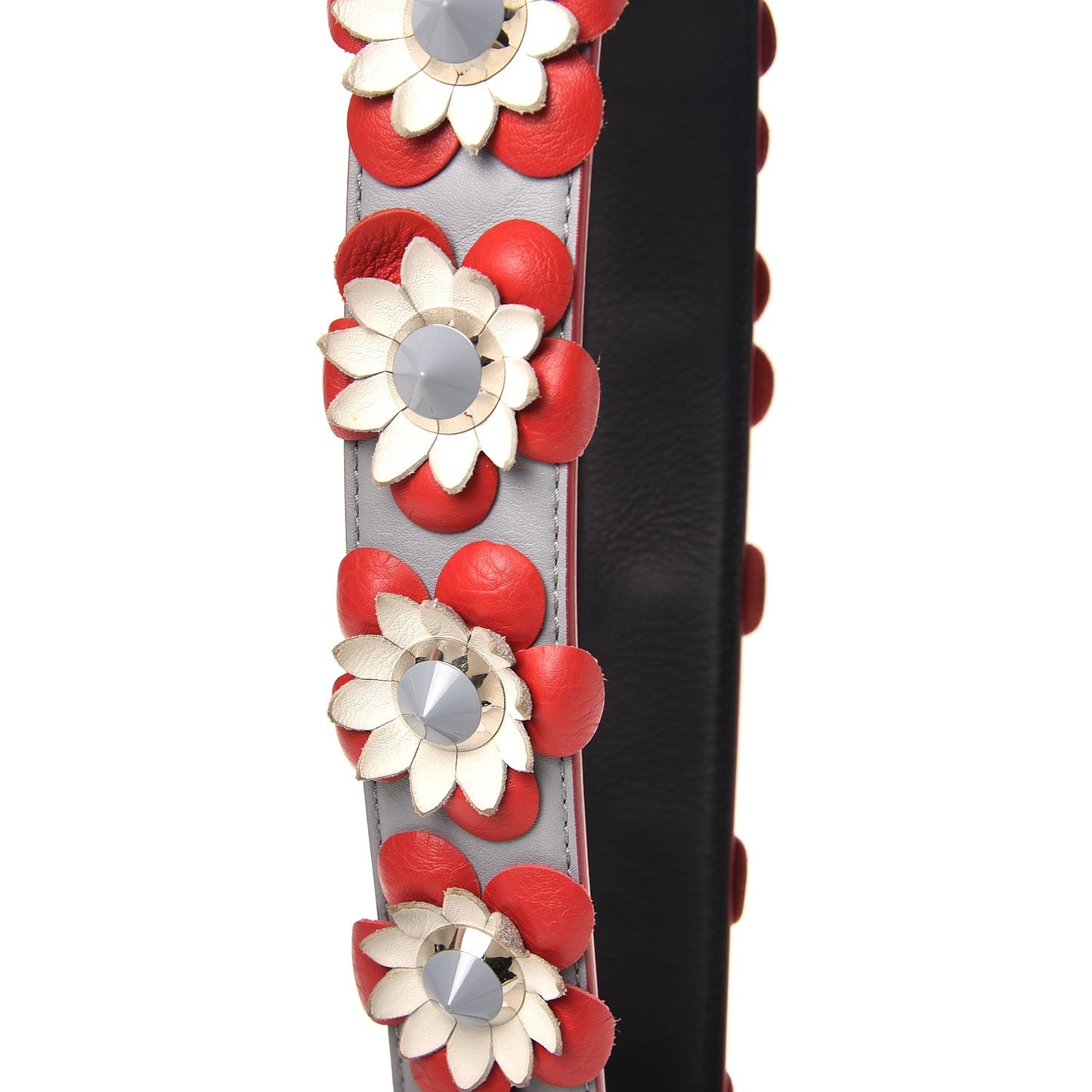 Vitello Dolce Flowerland Studded Strap You Ardesia Blue Notte