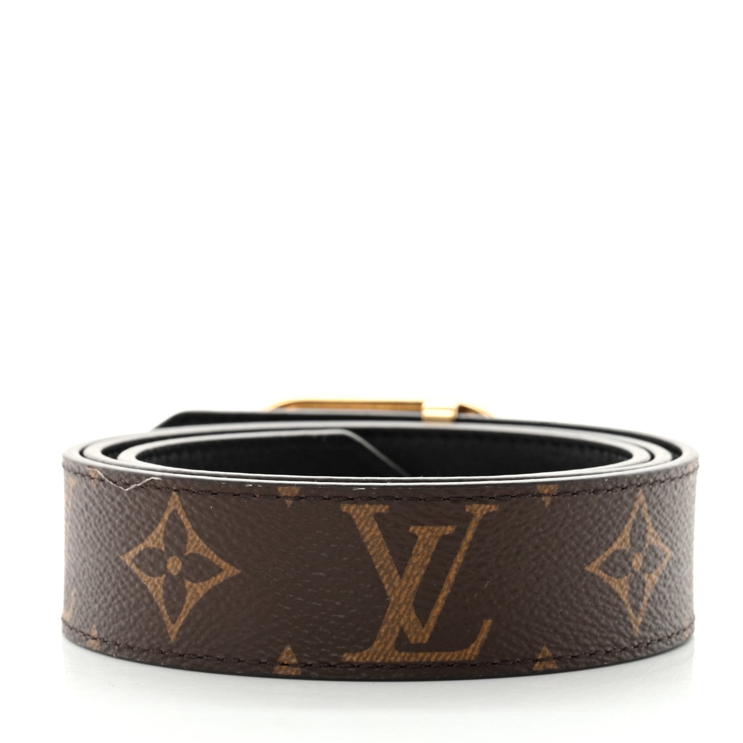 Louis Vuitton Monogram 30mm Everyday LV Chain Belt 80 32 Black 2 of 7