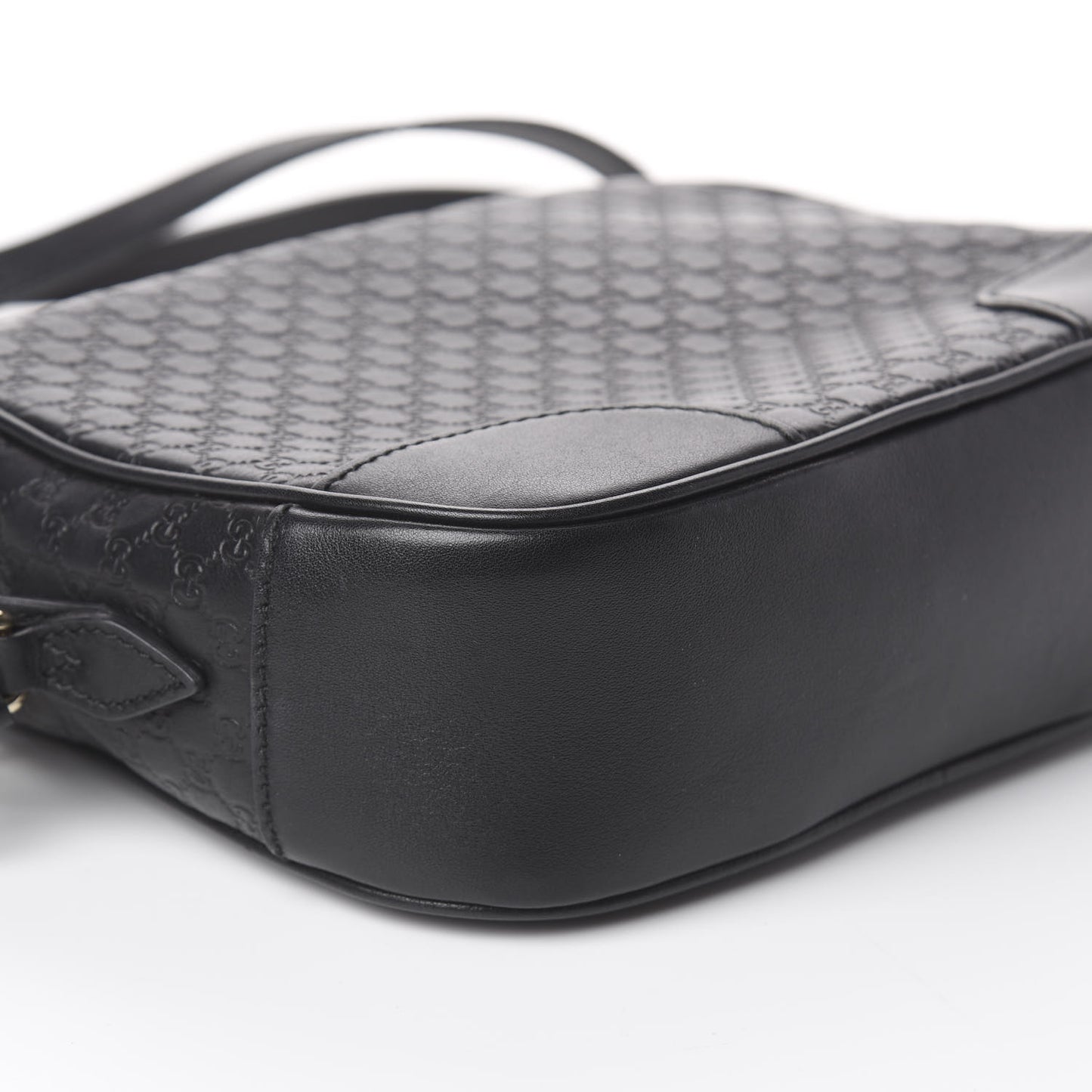 Microguccissima Mini Bree Messenger Bag Black