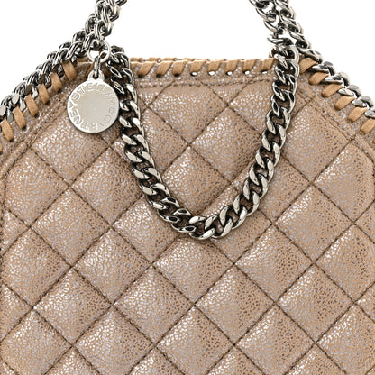 Stella McCartney Shaggy Deer Quilted Tiny Falabella Tote Beige 8 of 10