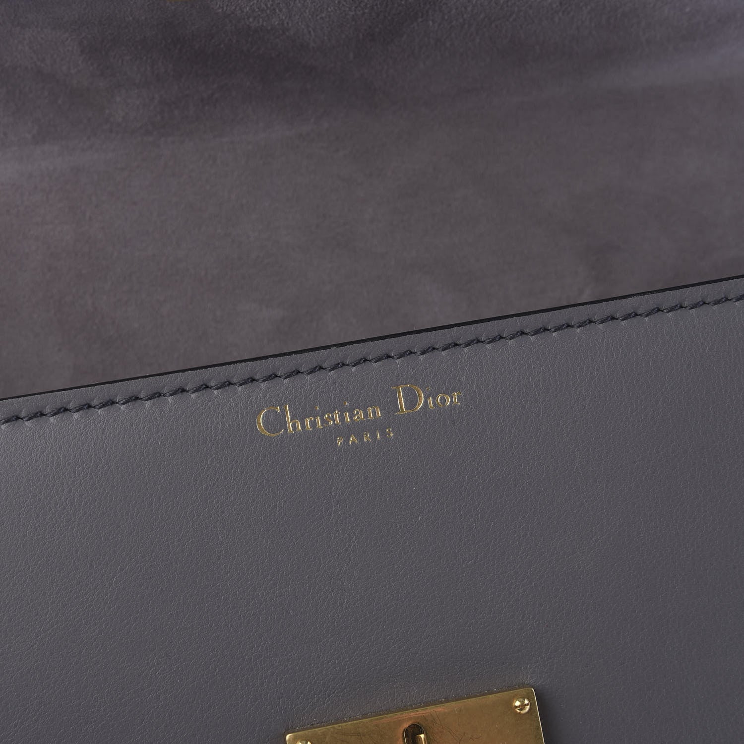 Christian Dior Calfskin Dioraddict Top Handle Iron Grey 8 of 10