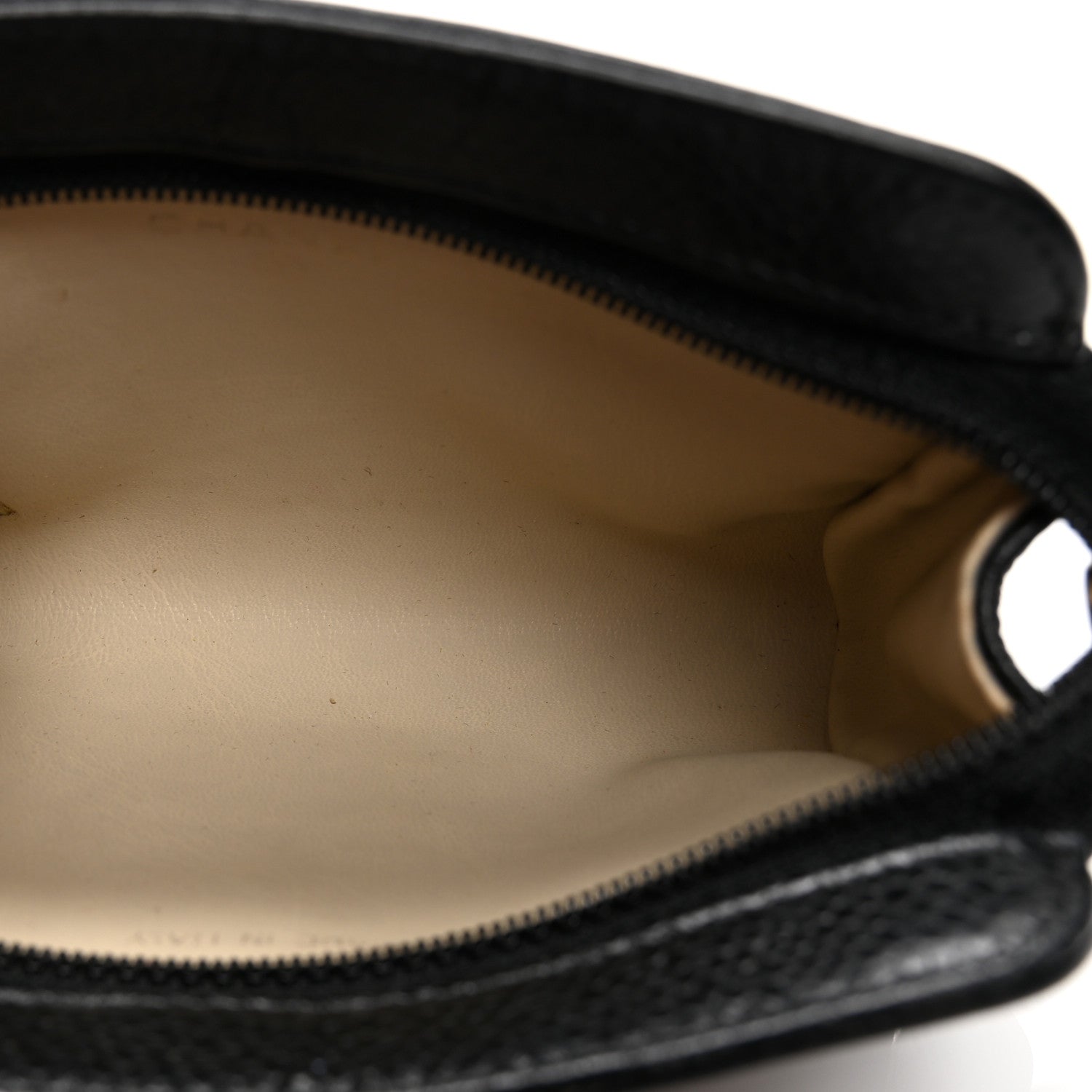 Chanel Caviar Timeless CC Cosmetic Pouch Black 5 of 8