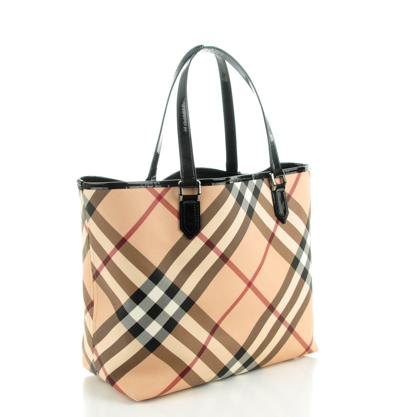 Nova Check Medium Tote Black
