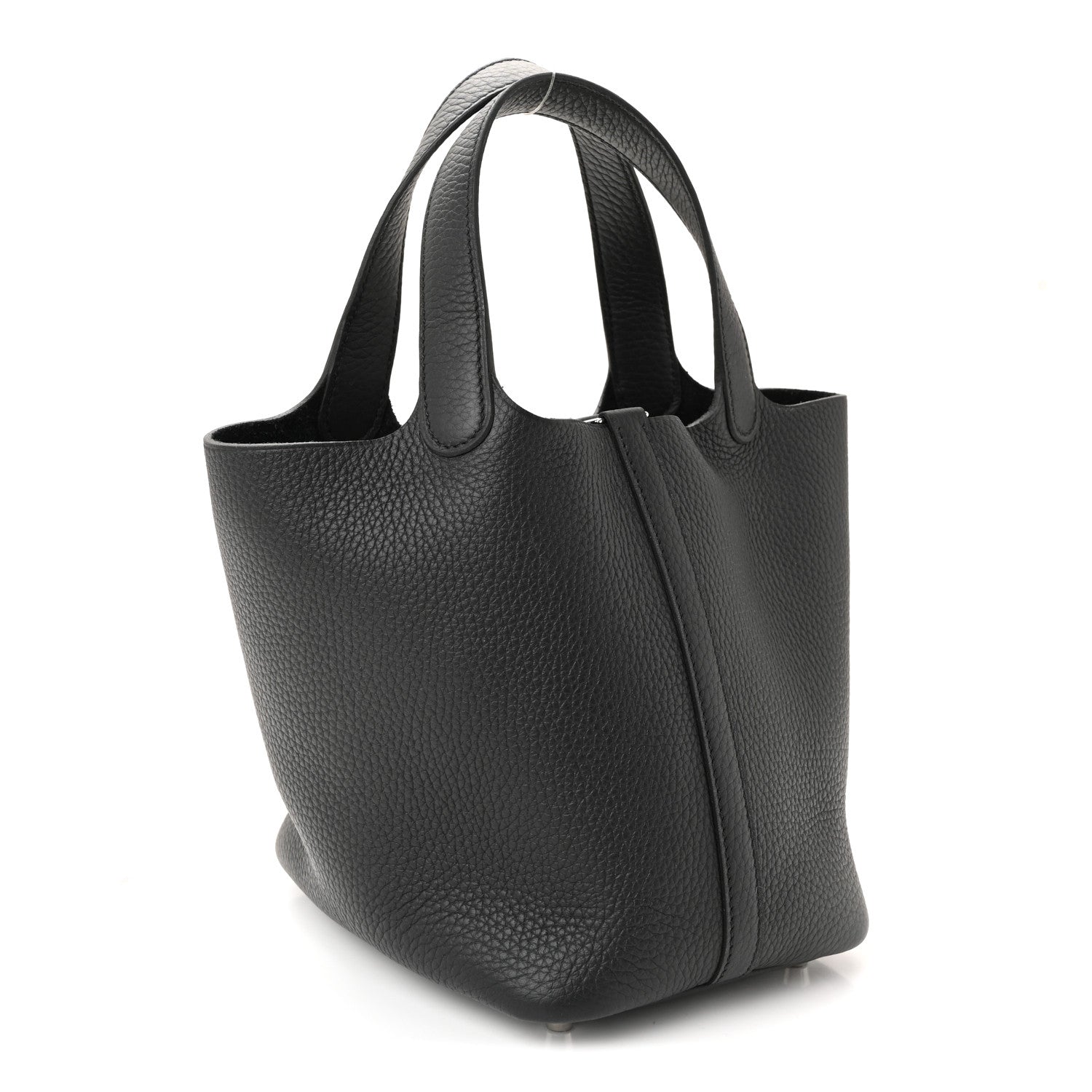 Hermes Taurillon Clemence Picotin Lock 18 PM Black 3 of 9