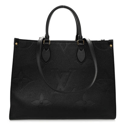 Louis Vuitton Empreinte Monogram Giant Onthego MM Black 1 of 9