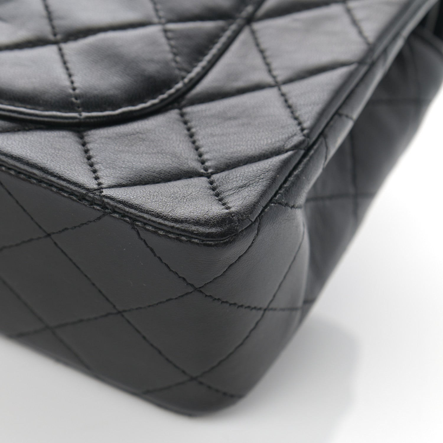 Chanel Lambskin Quilted Small Double Flap Black 13 of 17