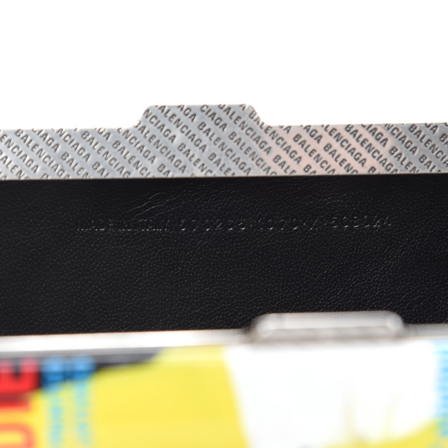 Balenciaga Patent Hard Mag Clutch Multicolor 10 of 10