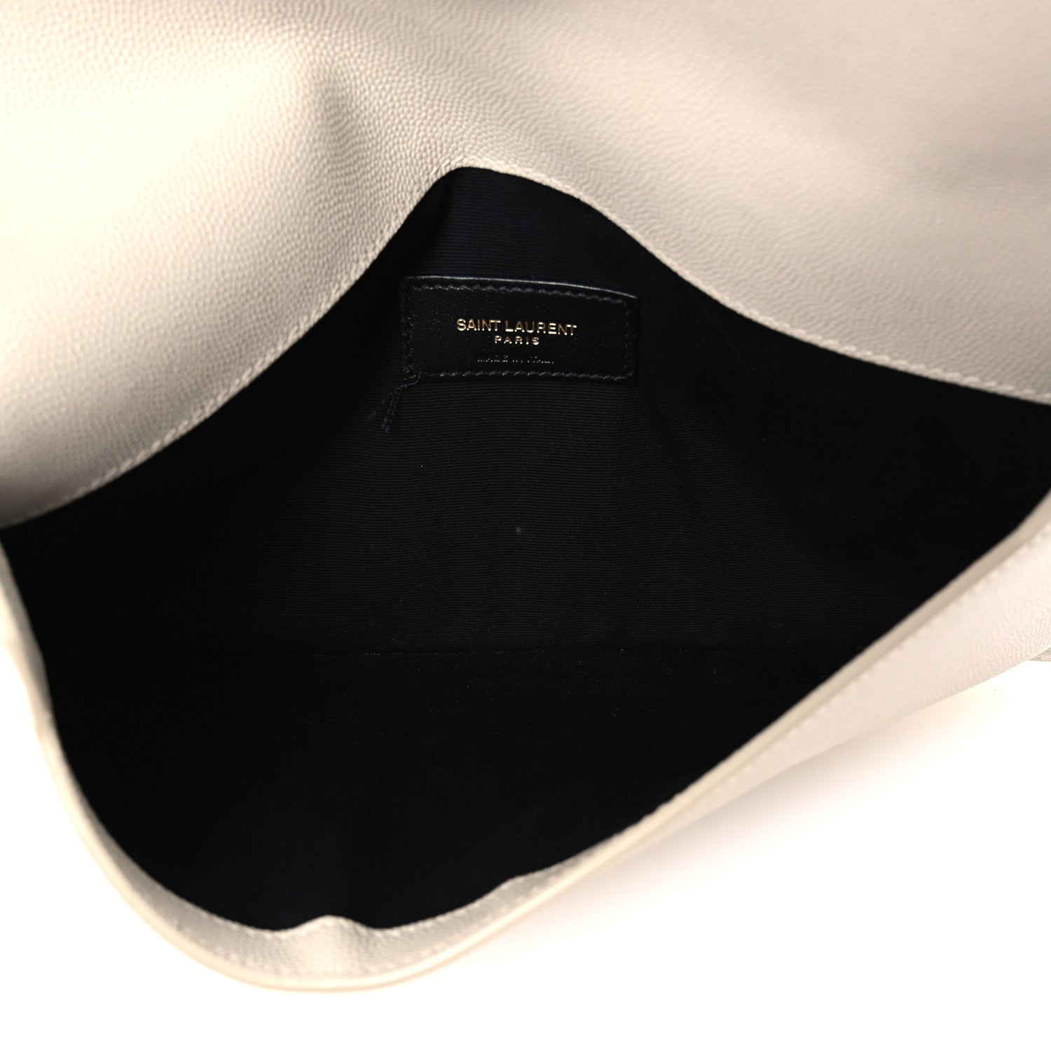 Saint Laurent Grain De Poudre Uptown Pouch Crema Soft 5 of 9