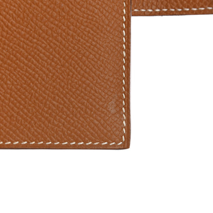 Hermes Epsom Bearn Card Holder Wallet Gold 8 of 9