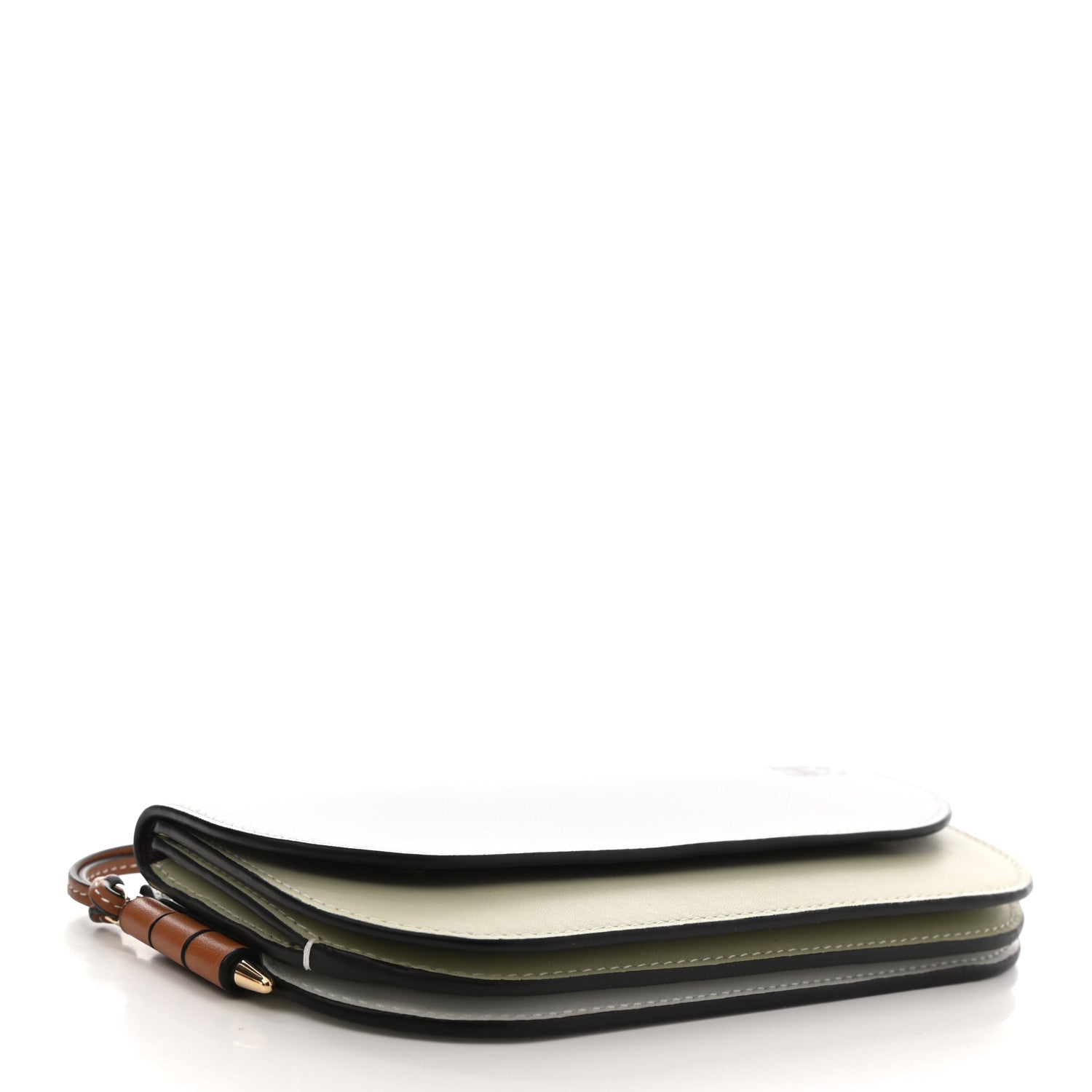 Loewe Smooth Calfskin Gate Continental Wallet Kaolin Sage 4 of 9