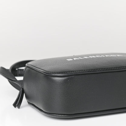 Balenciaga Calfskin Logo XS Everyday Camera Bag Black 8 of 10
