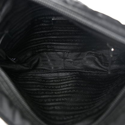 Prada Tessuto Nylon Triangle Shoulder Bag Black 5 of 10