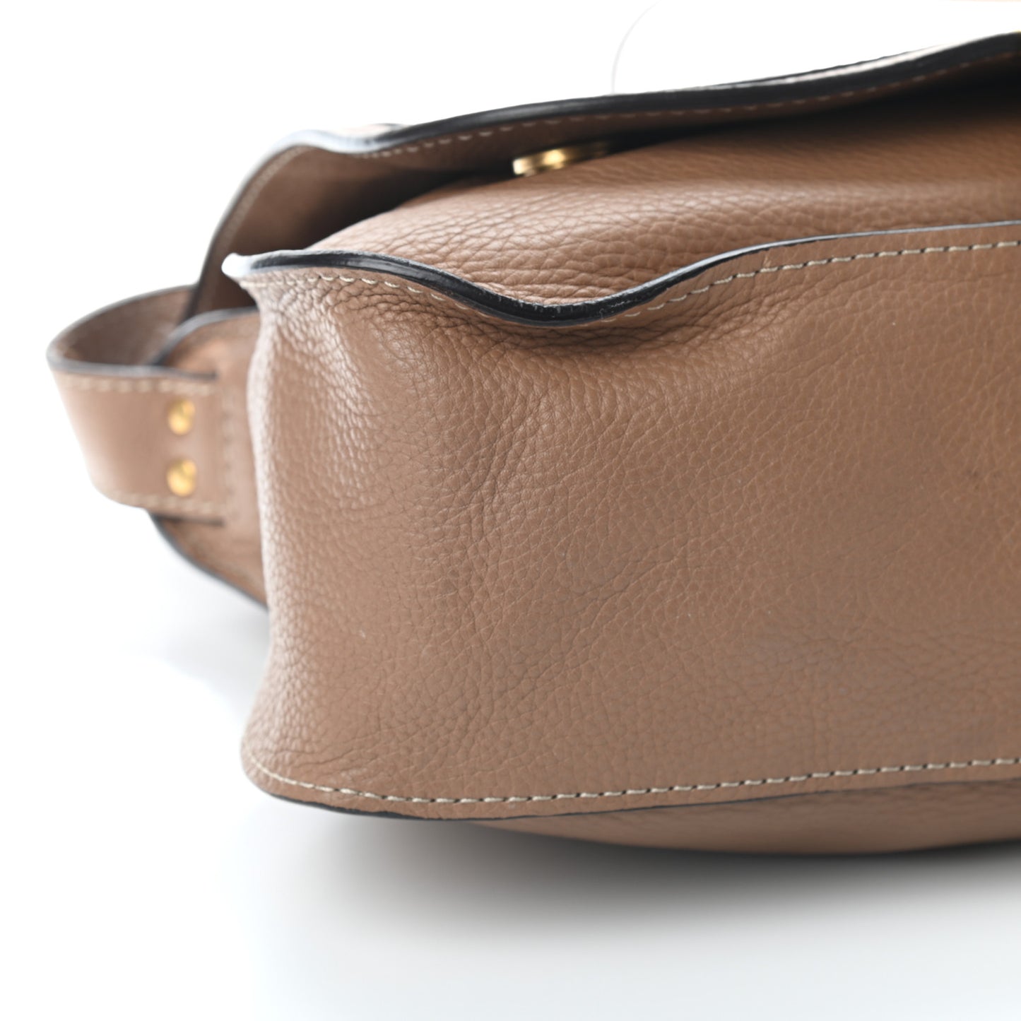 Calfskin Medium Marcie Top Handle Bag Nut