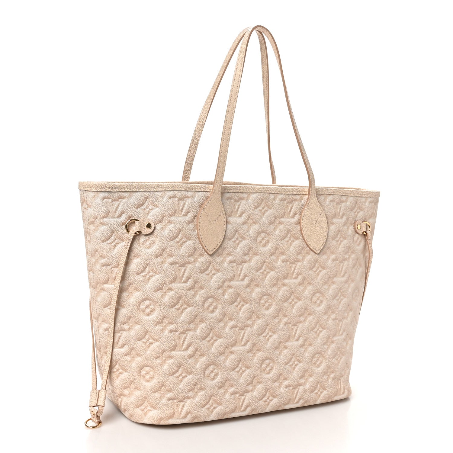Louis Vuitton Empreinte Monogram Summer Stardust Neverfull MM Beige Clair 3 of 9