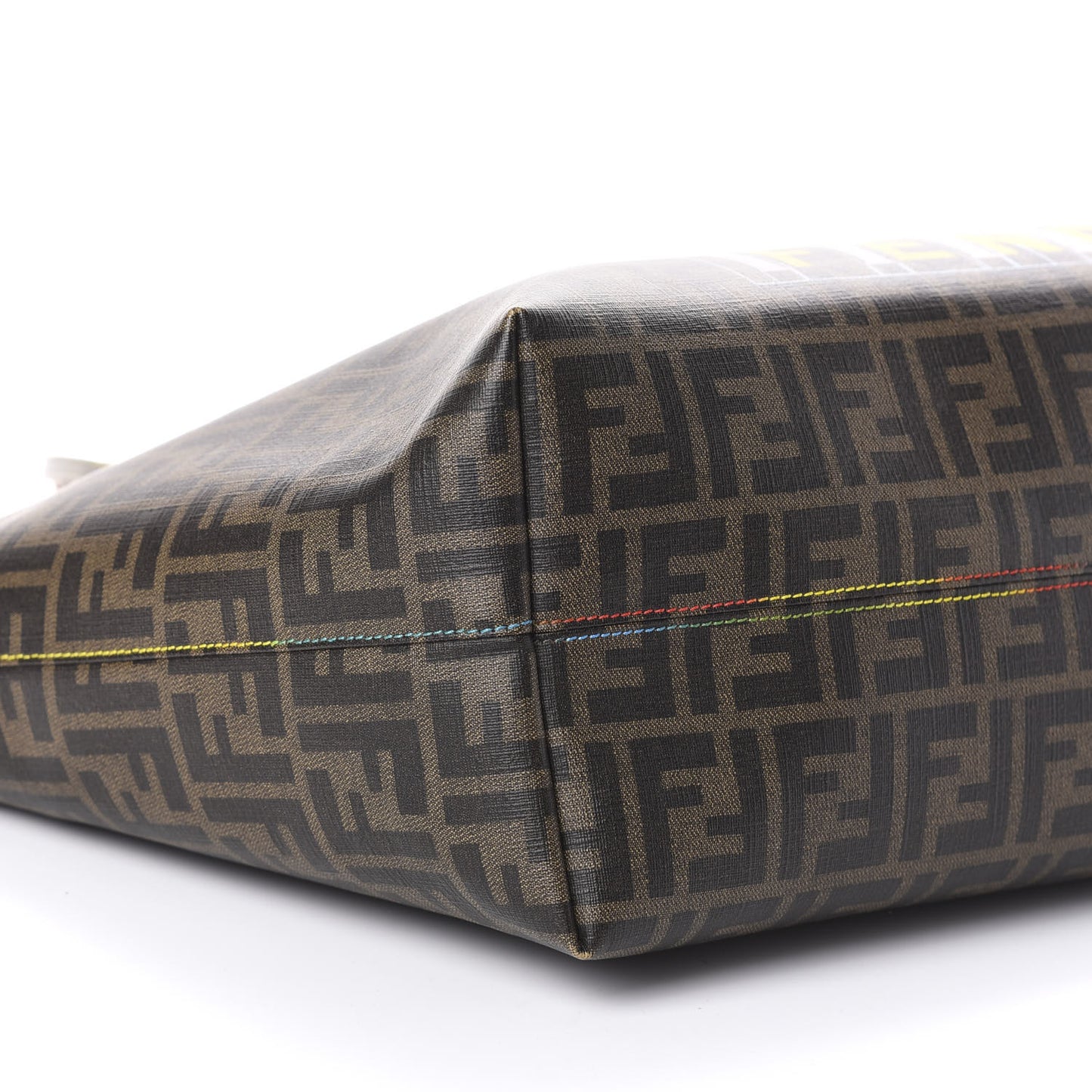 Zucca Spalmati Print Large Roll Tote Tobacco Multicolor
