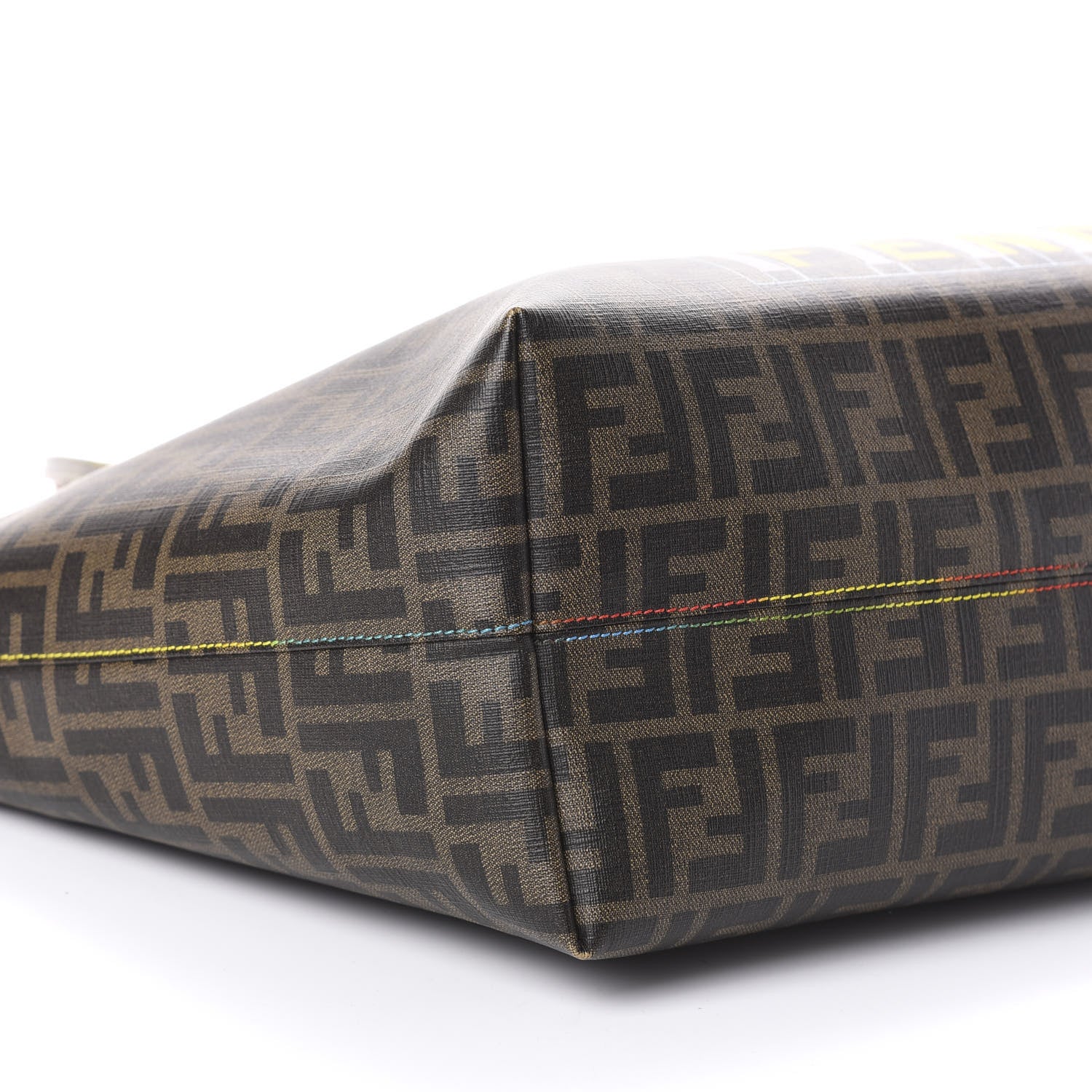 Fendi Zucca Spalmati Print Large Roll Tote Tobacco Multicolor 8 of 22