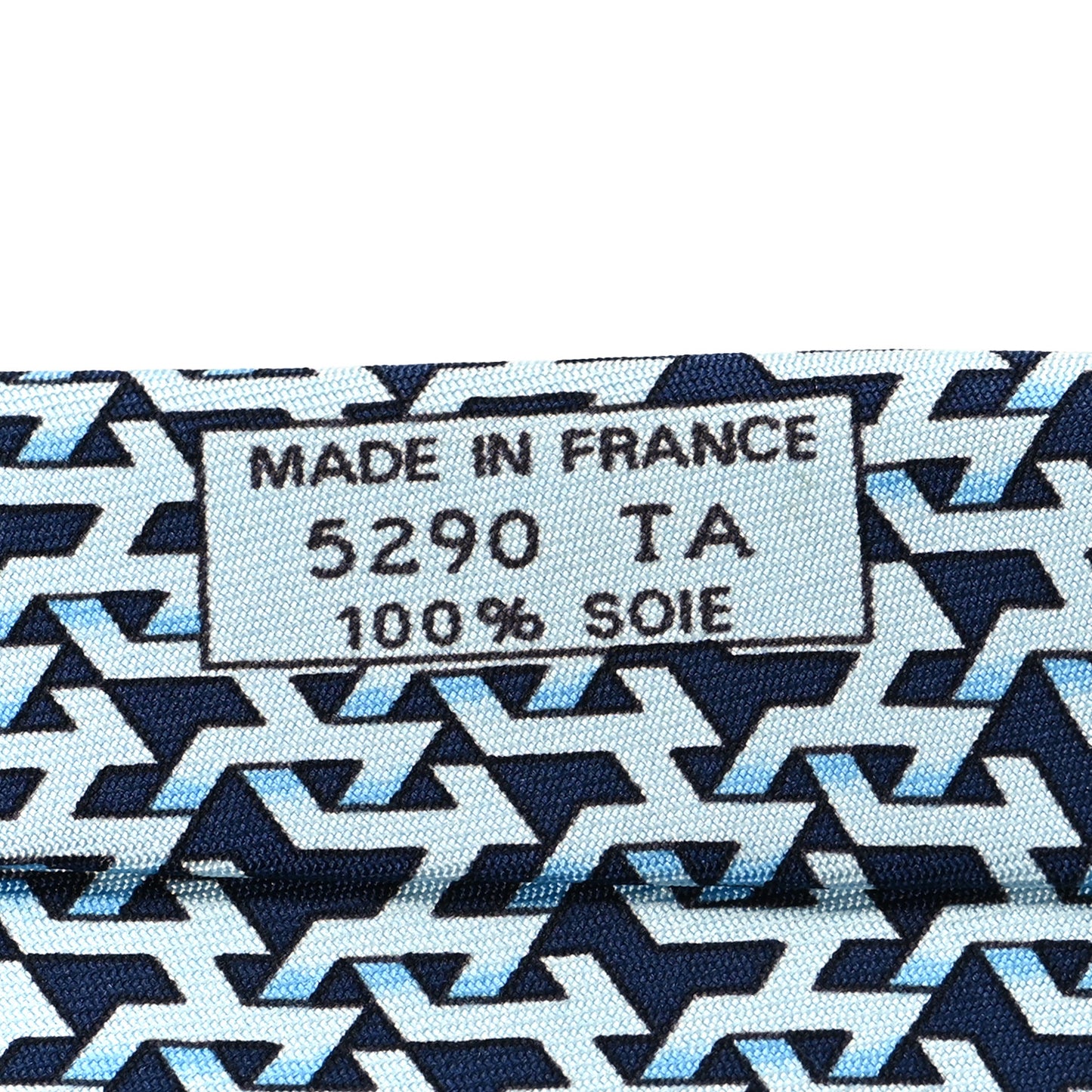 Silk Printed Mens Neck Tie Bleu