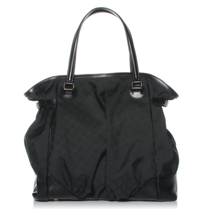 Gucci Nylon Monogram Full Moon Tote Black 1 of 8