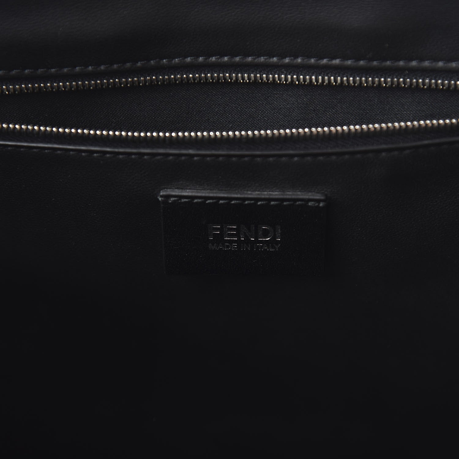 Fendi Shearling Large 2Jours Tote Light Blue Grey 9 of 11