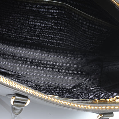 Prada Saffiano Lux Tote Militare 3 of 7