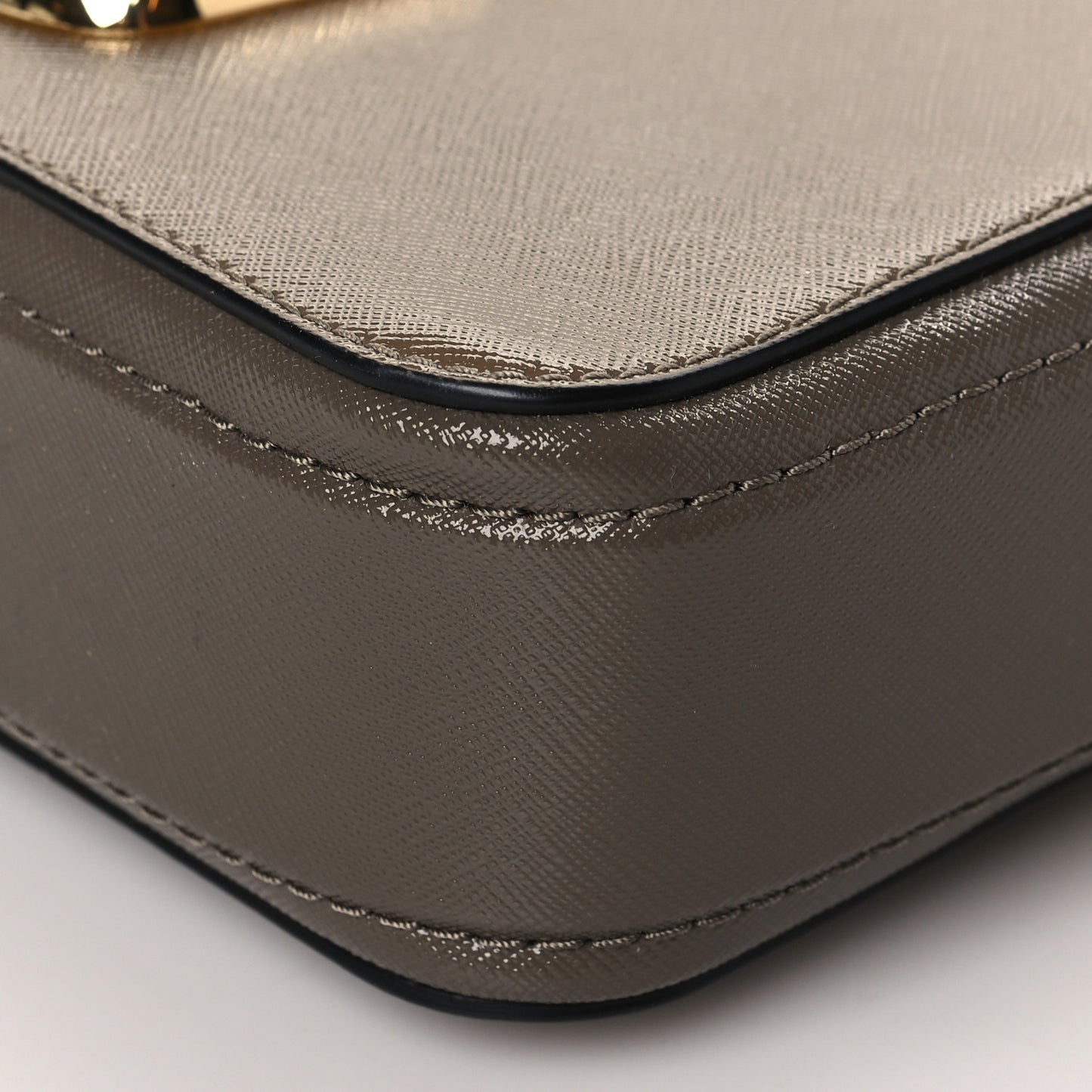 Saffiano Small Snapshot Camera Bag Sandcastle