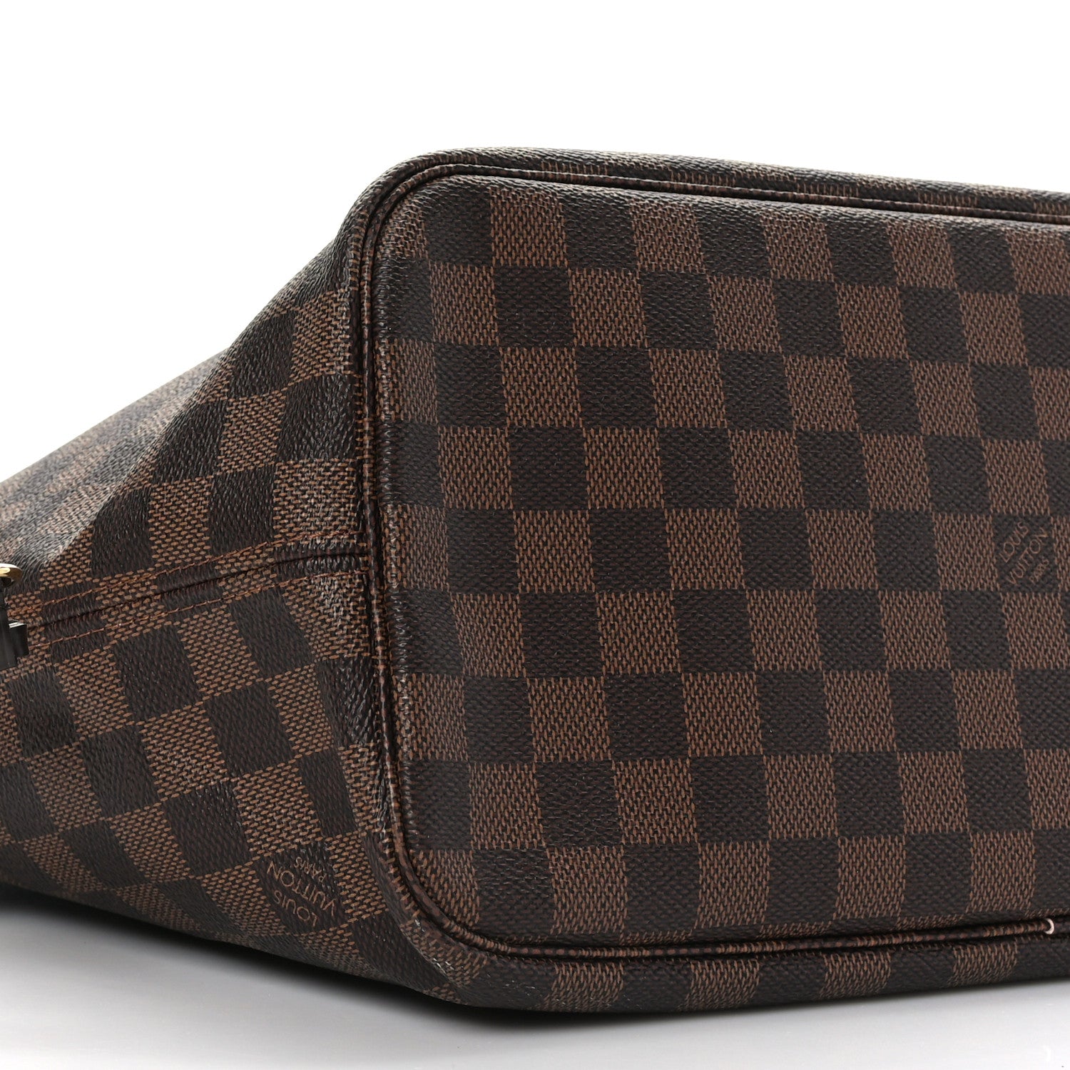 Louis Vuitton Damier Ebene Neo Neverfull MM Rose Ballerine 8 of 9