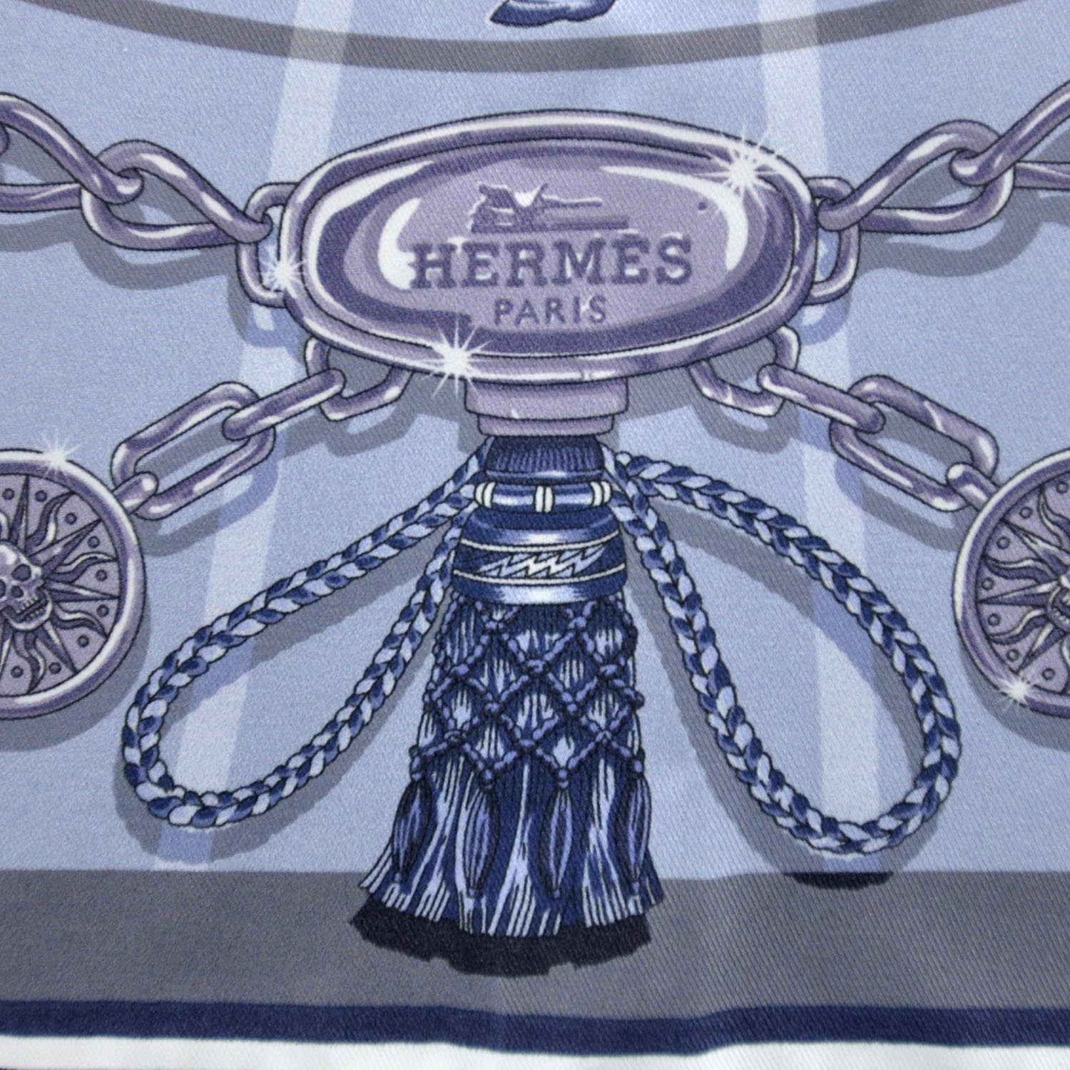 Hermes Silk C Est La Fete Scarf 70 4 of 8