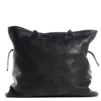 Chanel Lambskin CC Studded Bonbons Tote Black 1 of 7