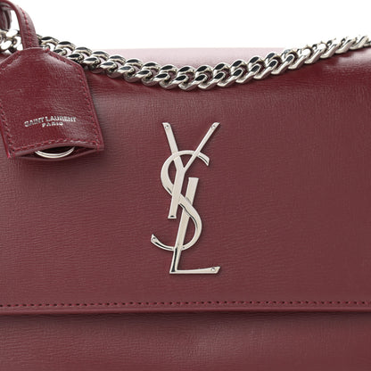 Saint Laurent Calfskin Medium Monogram Sunset Pallisandre 8 of 11