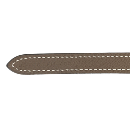 Hermes Swift Epsom 13mm Focus Belt 85 Black Etoupe 3 of 5