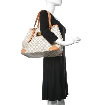 Louis Vuitton Damier Azur Hampstead MM 2 of 20