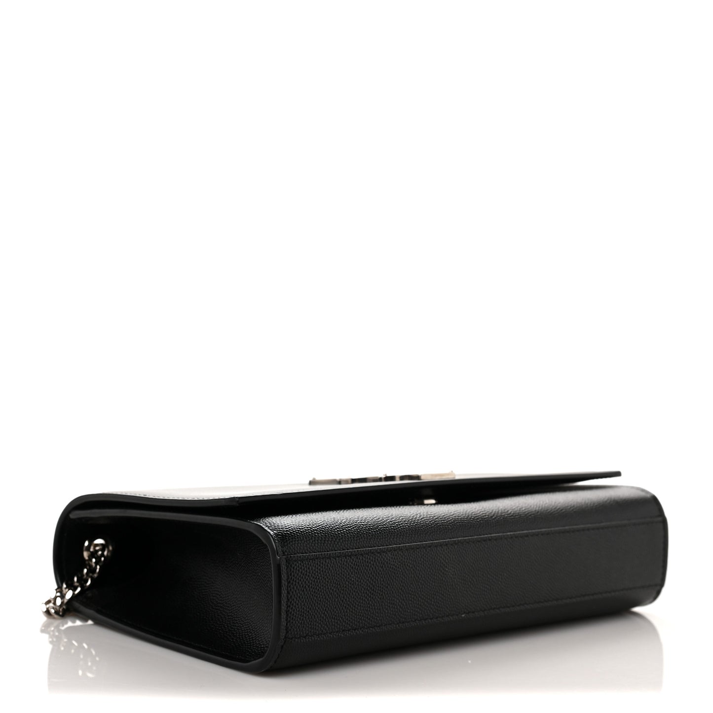 Grain De Poudre Medium Classic Monogram Kate Satchel Black