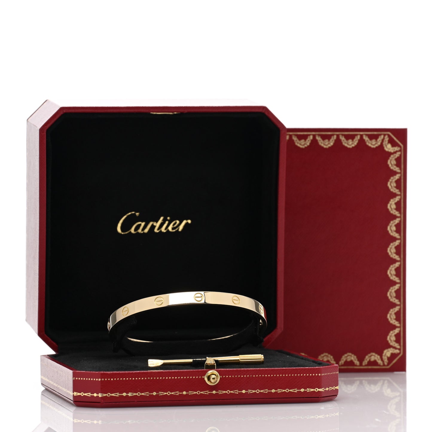 18K Yellow Gold LOVE Bracelet 21